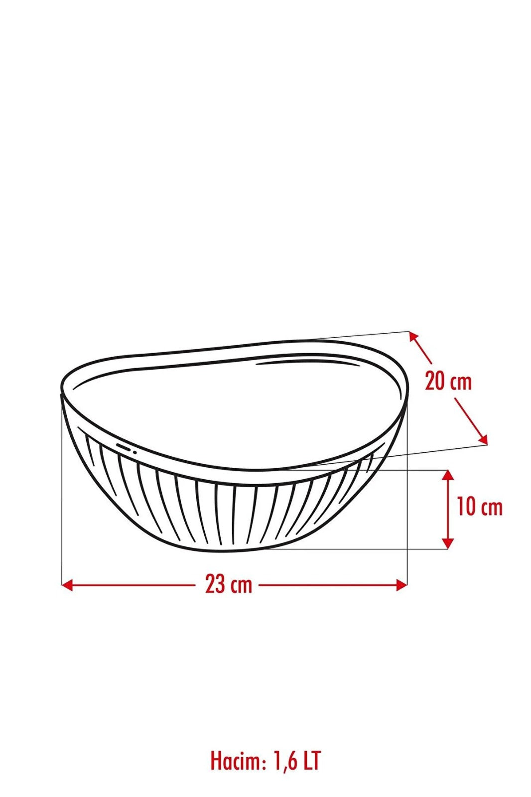 Oval Snack Bowl