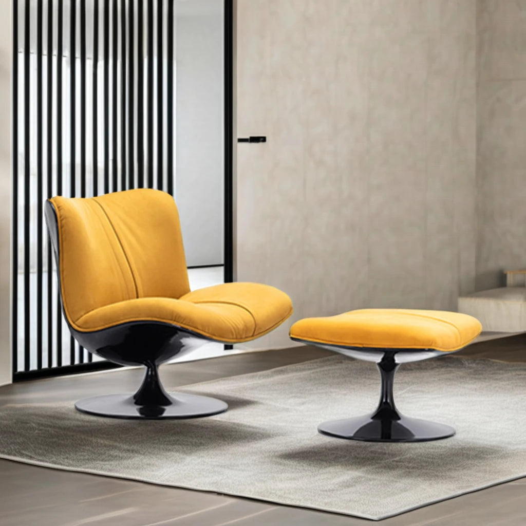 Best-selling microfiber fabric leather modern luxury lounge casual indoor lazy sofa chair living room bedroom
