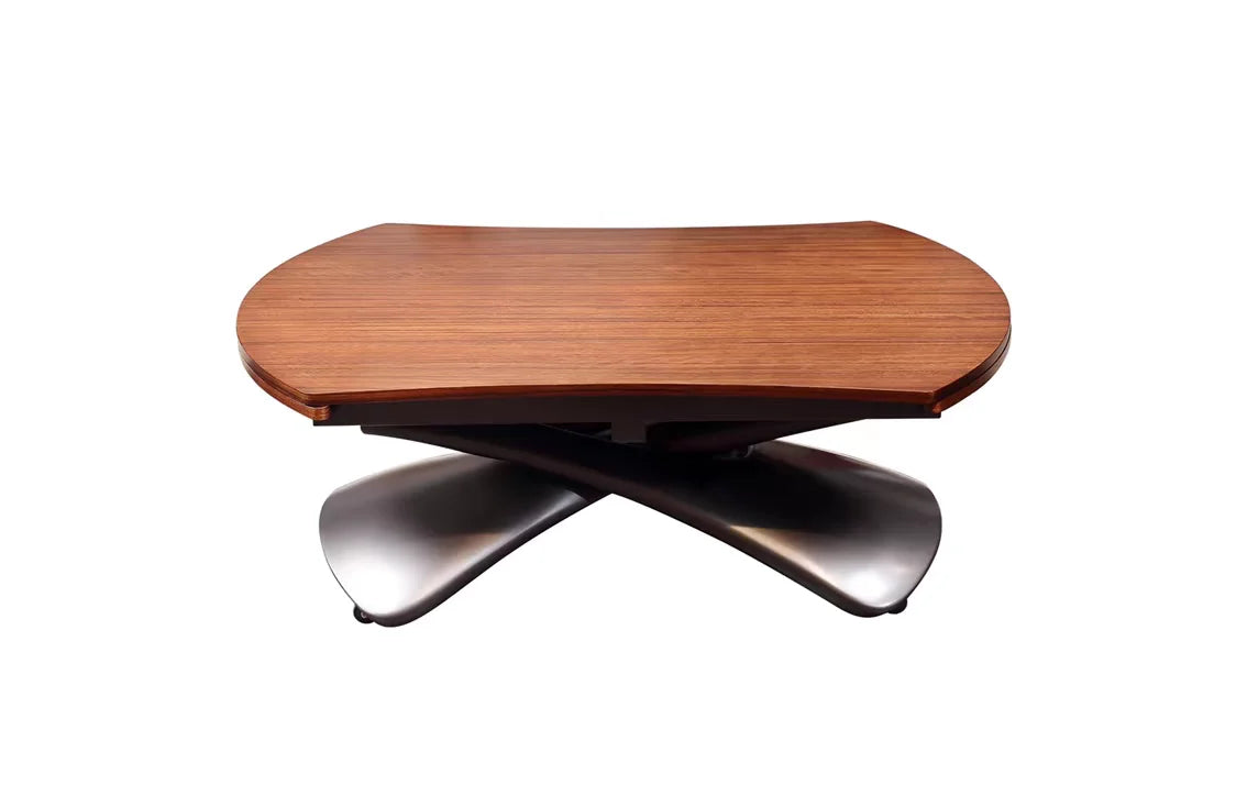 Modern Lifting Dining Table Set Wood Panel Assembly Home Furniture Living Room Dining Room and Study