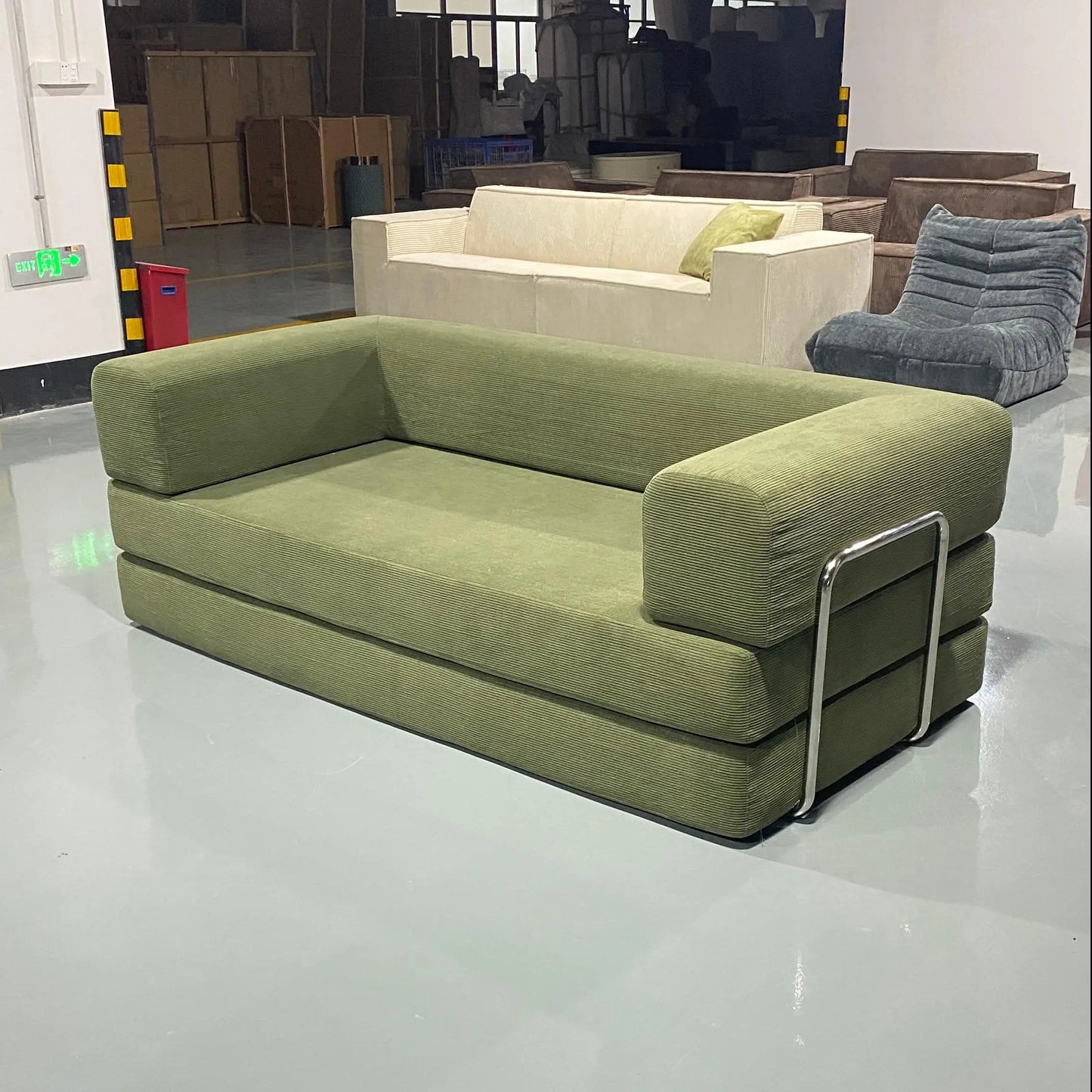 New Compression Seal Vacuum Packaging Living Room Furniture Modern Deluxe Edition Fabric Modern Compression Sofa