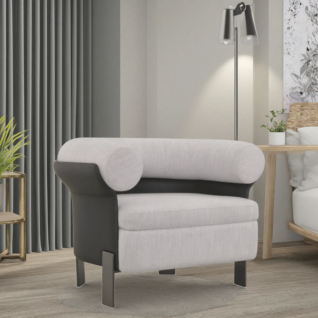 Light Luxury Design Fabric Sofa Armchair Villa Corner Reading Seat Home Interior Living Room Loft Apartment Hotel Chair