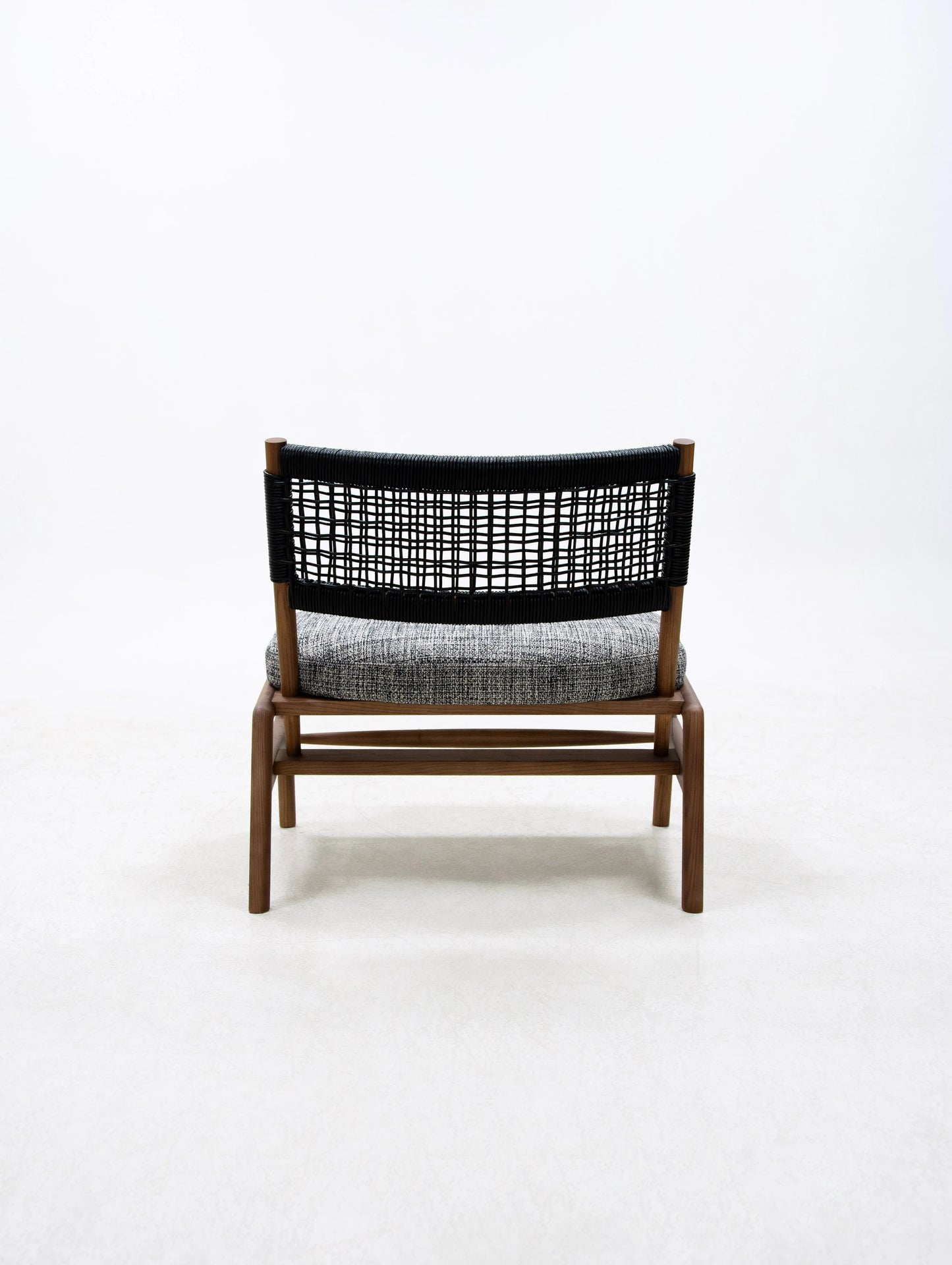 Japan SABI WABI ash wood woven seat armchair home living room bedroom villa wooden leisure home seat