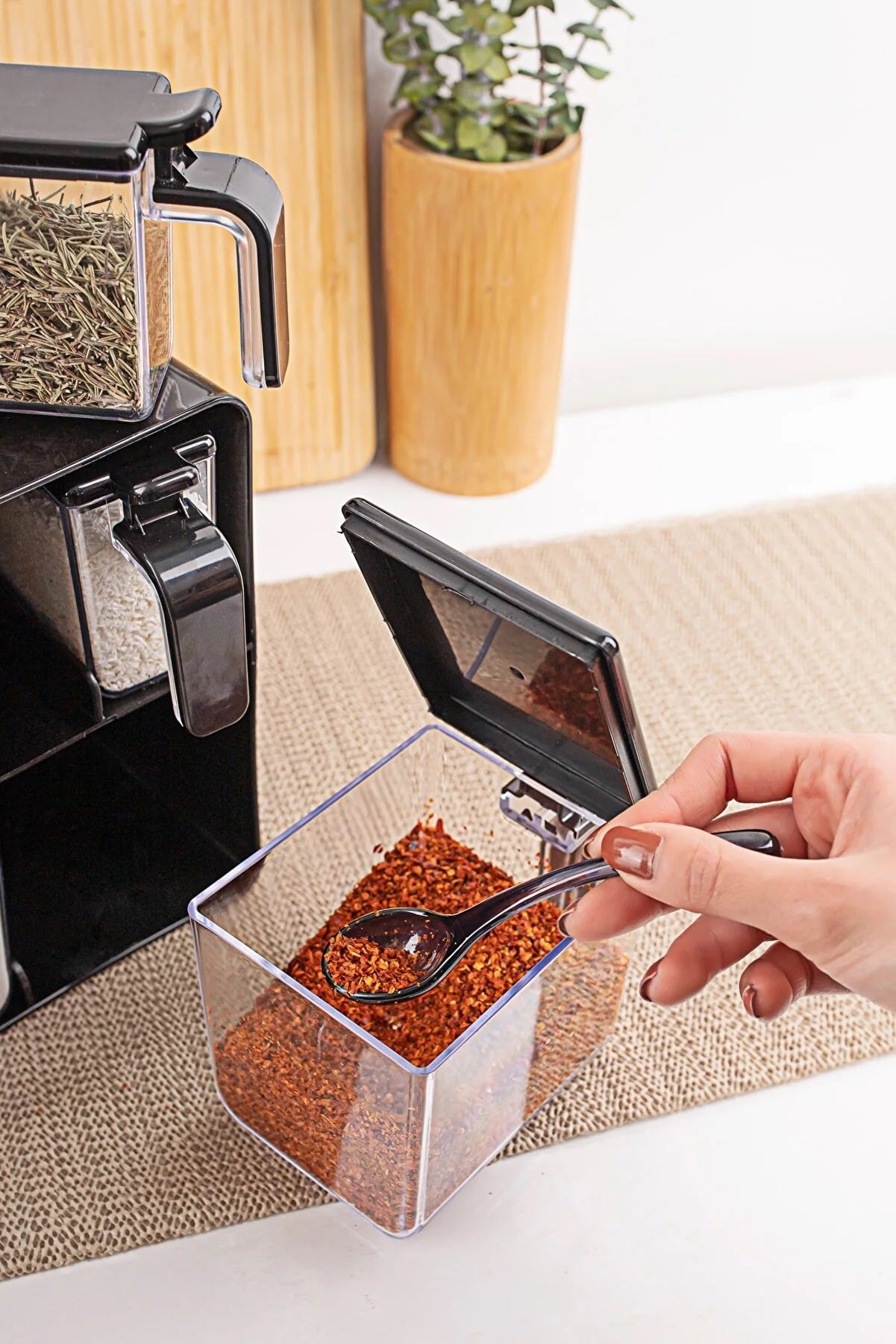 Spices Set with Stand