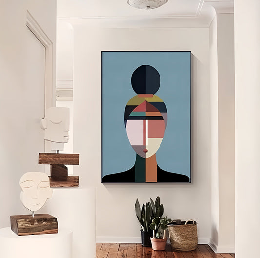 Contemporary Abstract Faces
