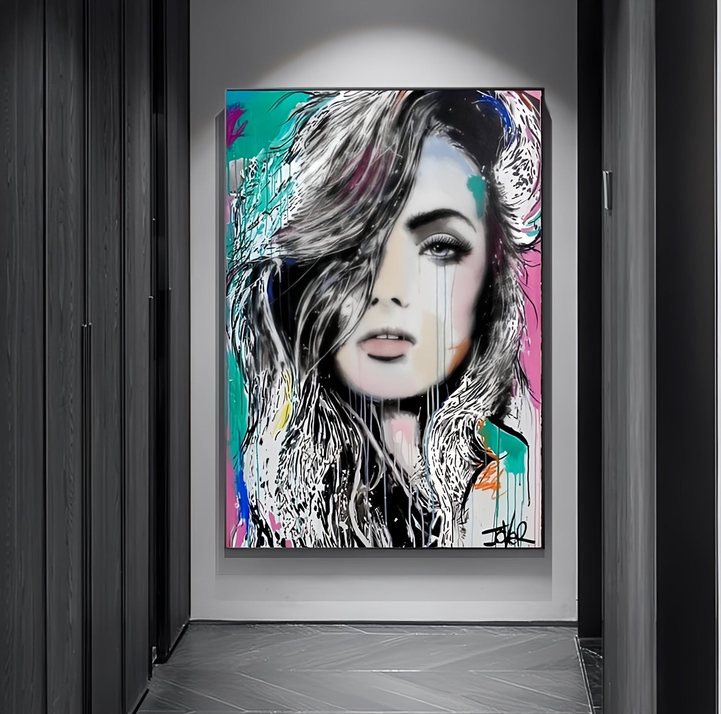 Graffiti Women Wall Art