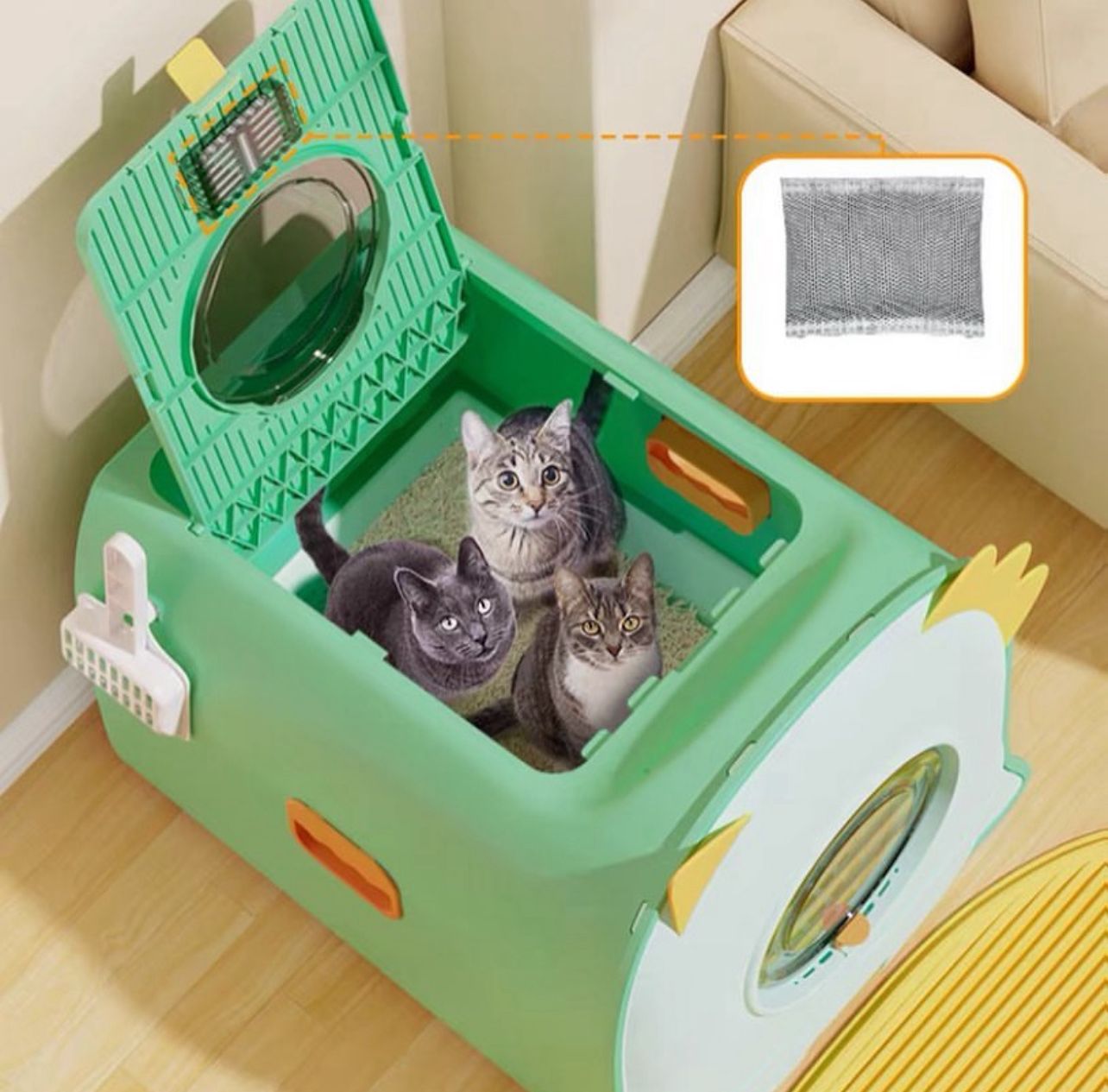 Dinosaur Litter Box