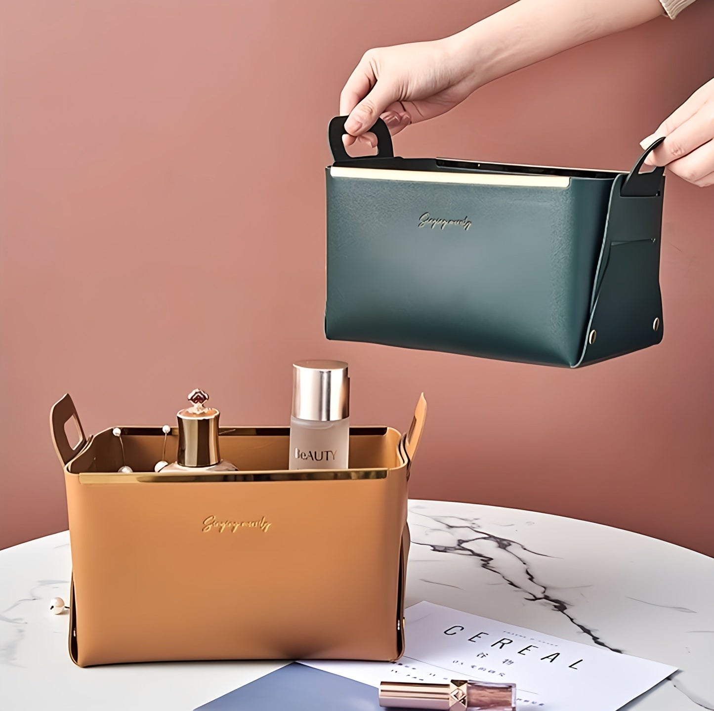 Foldable PU Leather Box