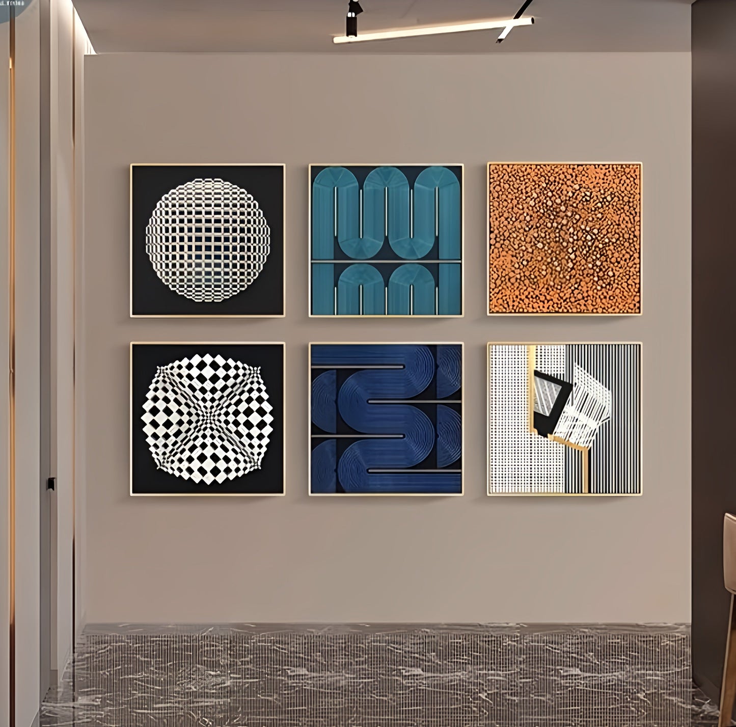 Abstract Line-Geometry Canvas