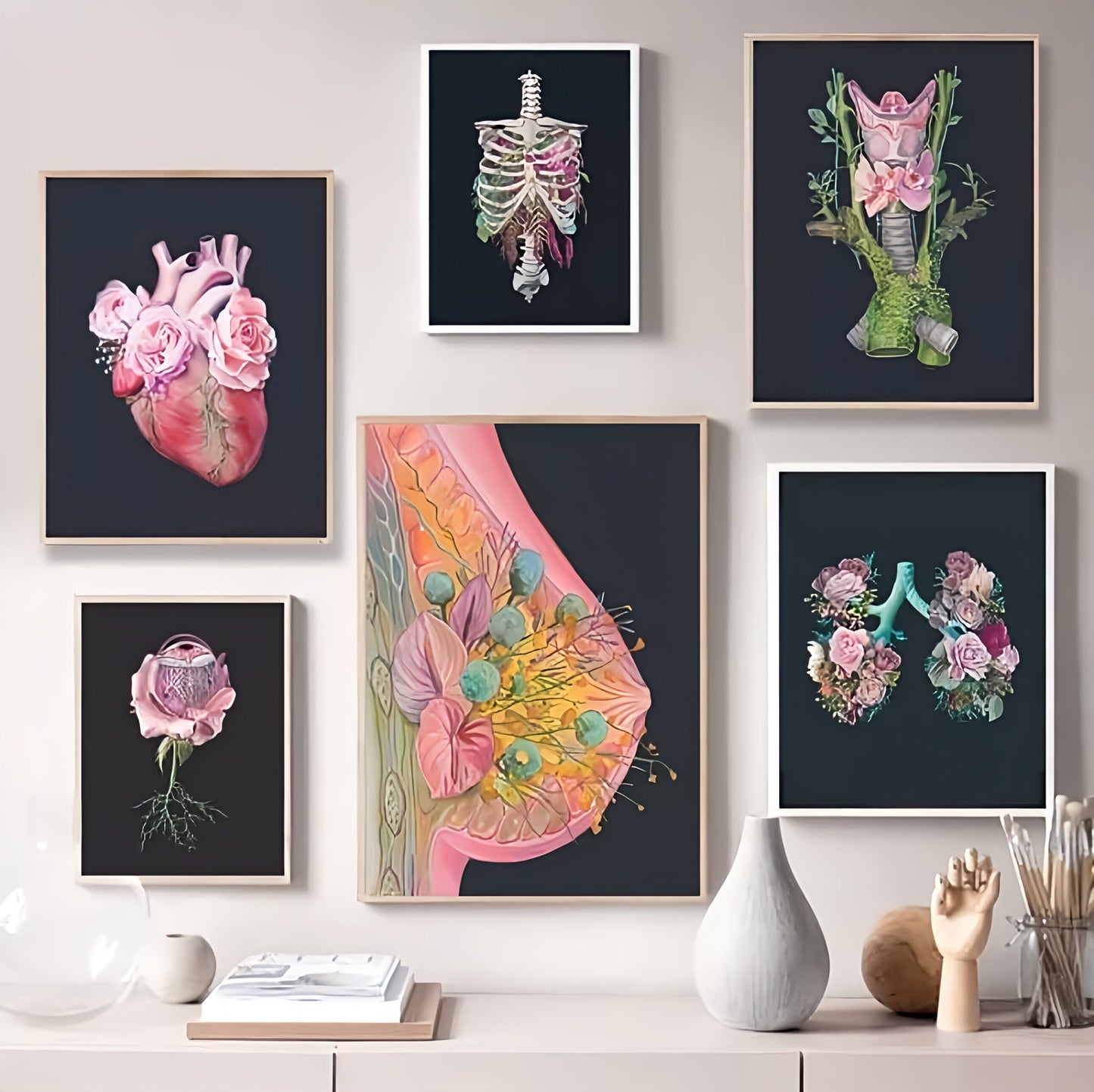Anatomy Art Canvas Painting