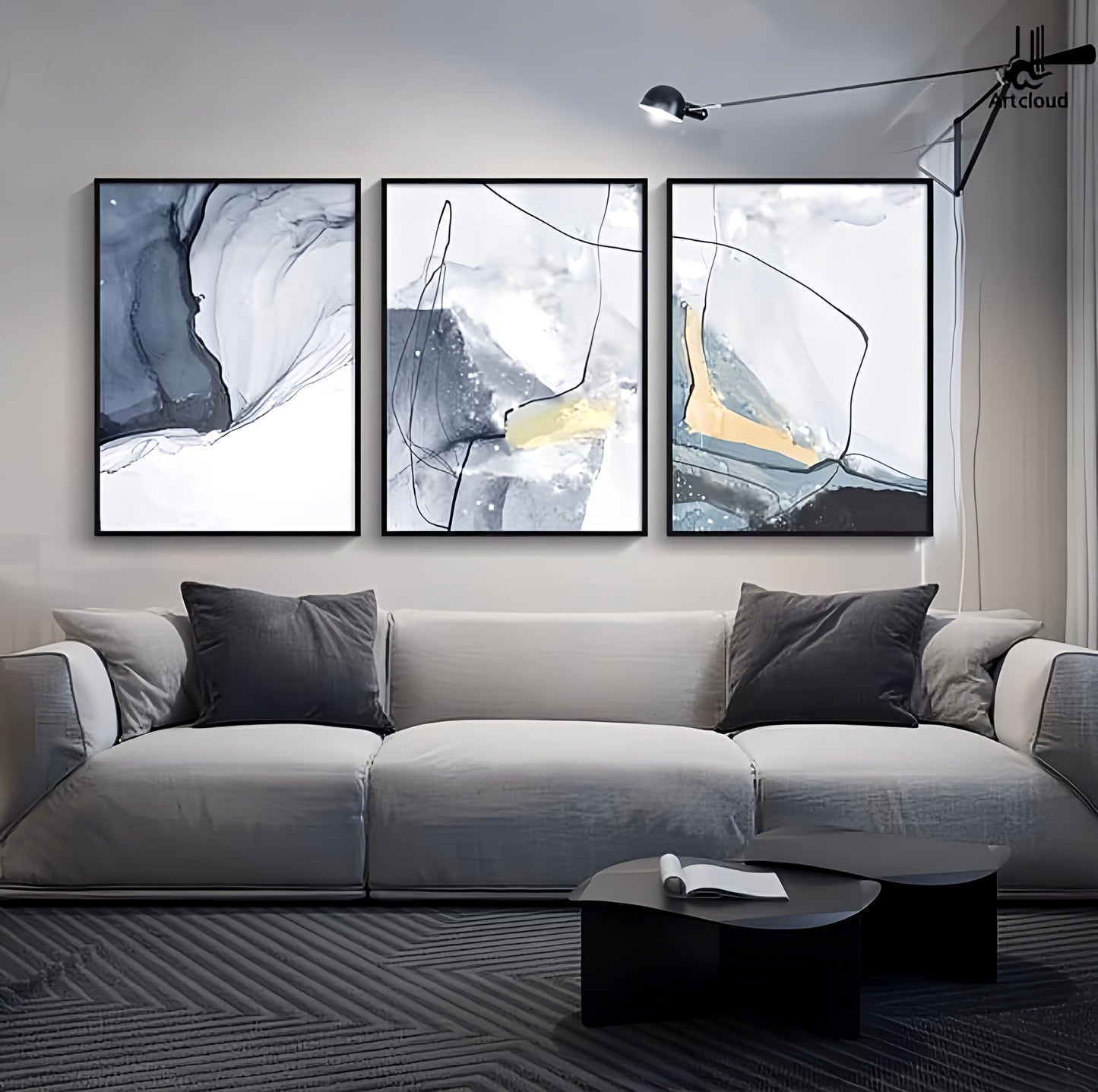 Watercolor Line Prints Art Posters