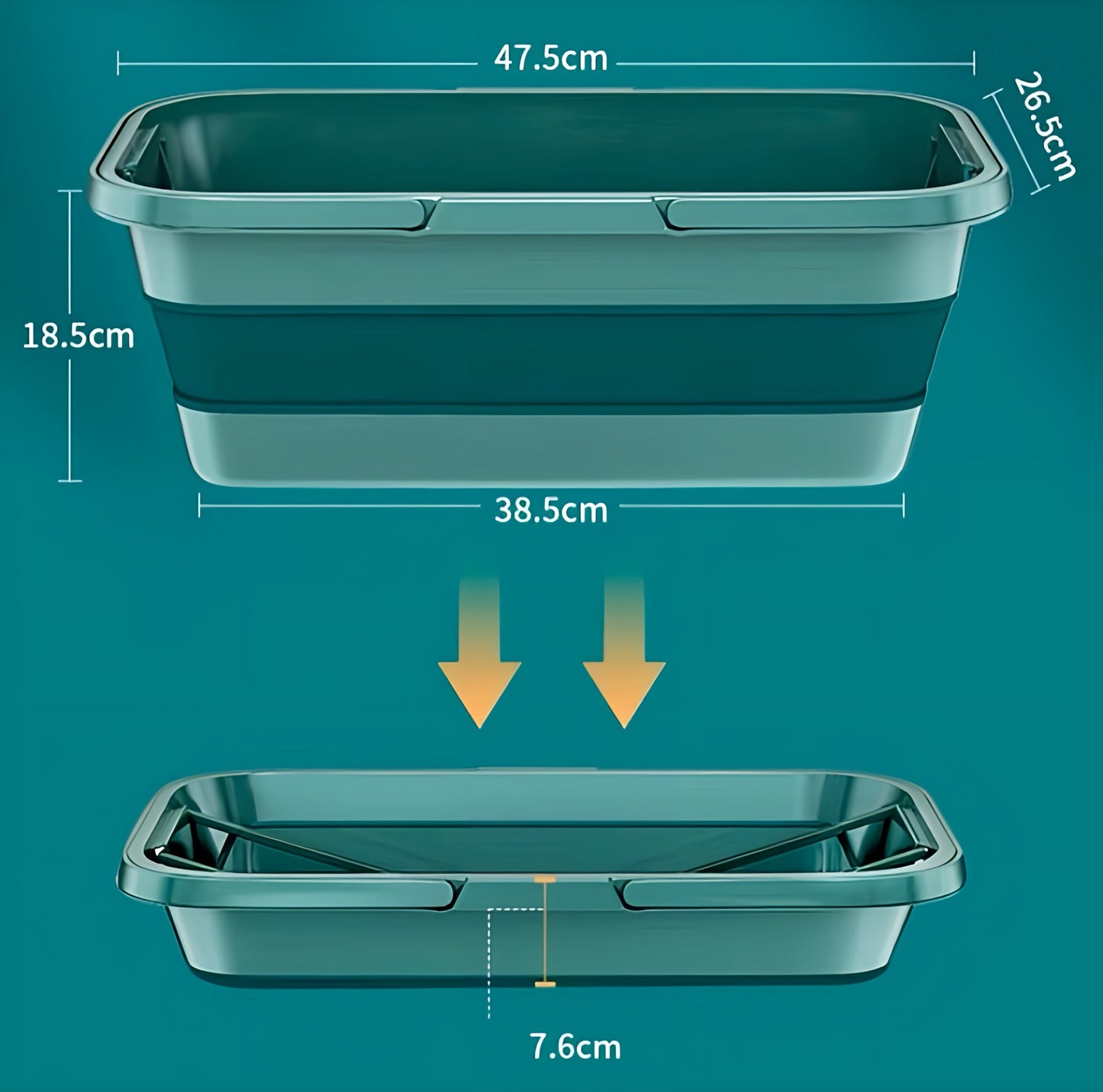 Foldable Space Saver Basket
