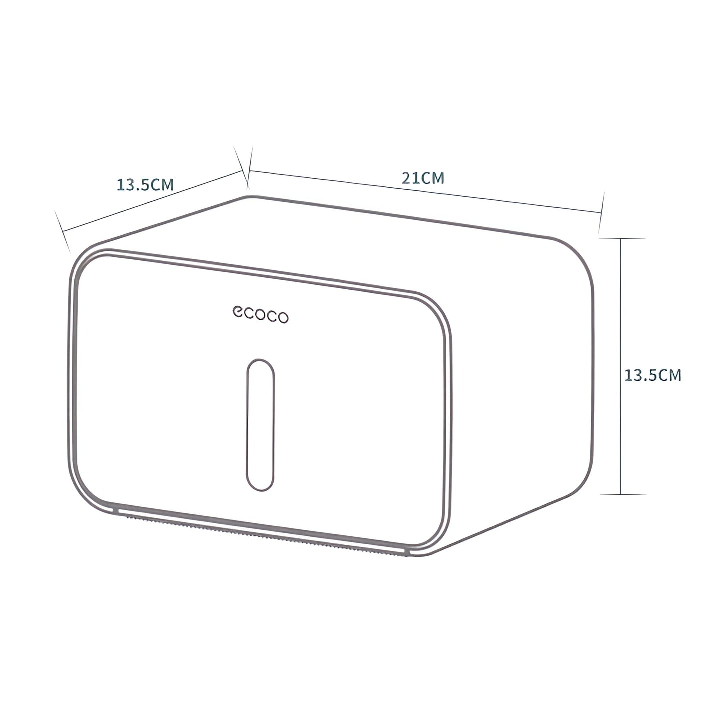Ecoco Wall-Mounted Tissue Box