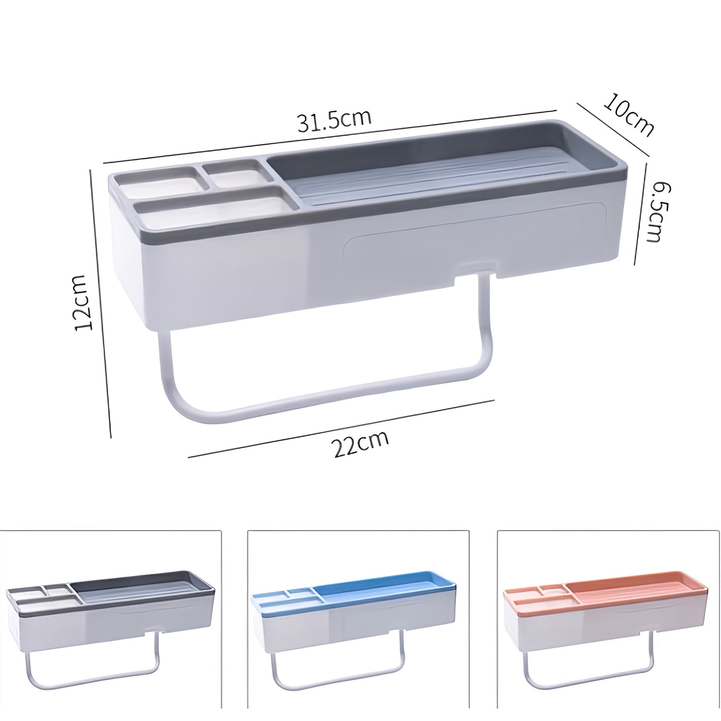 Multi-functional Bathroom Rack