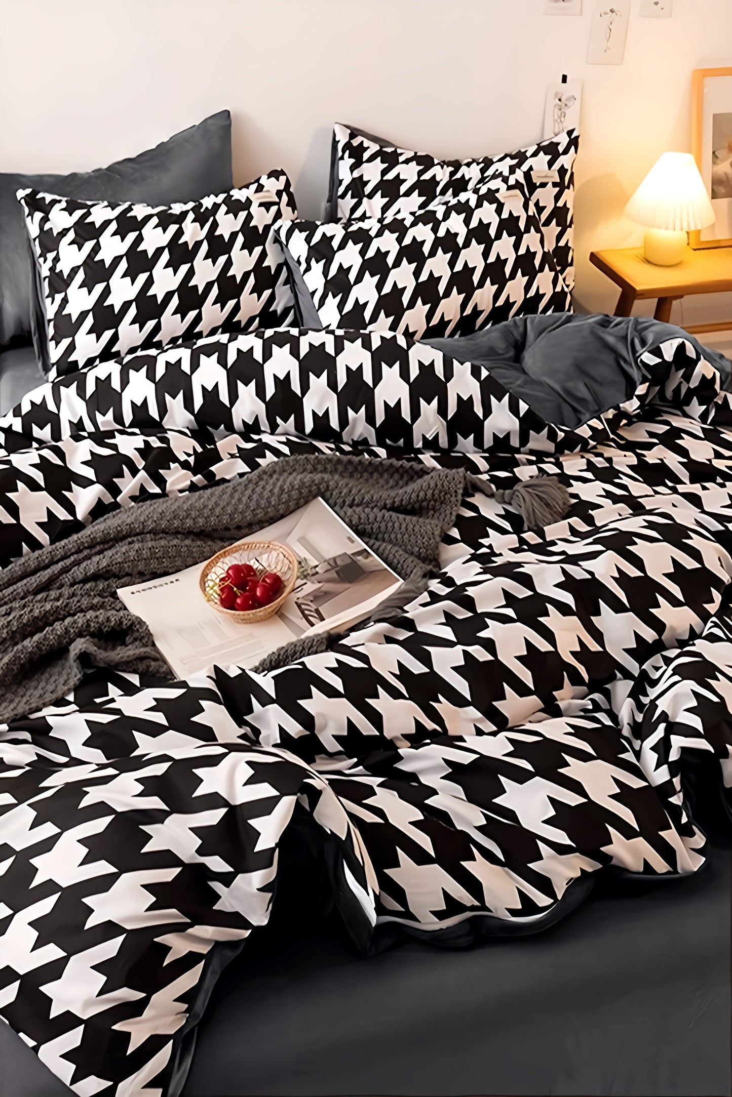 Double Patterned Bed Set