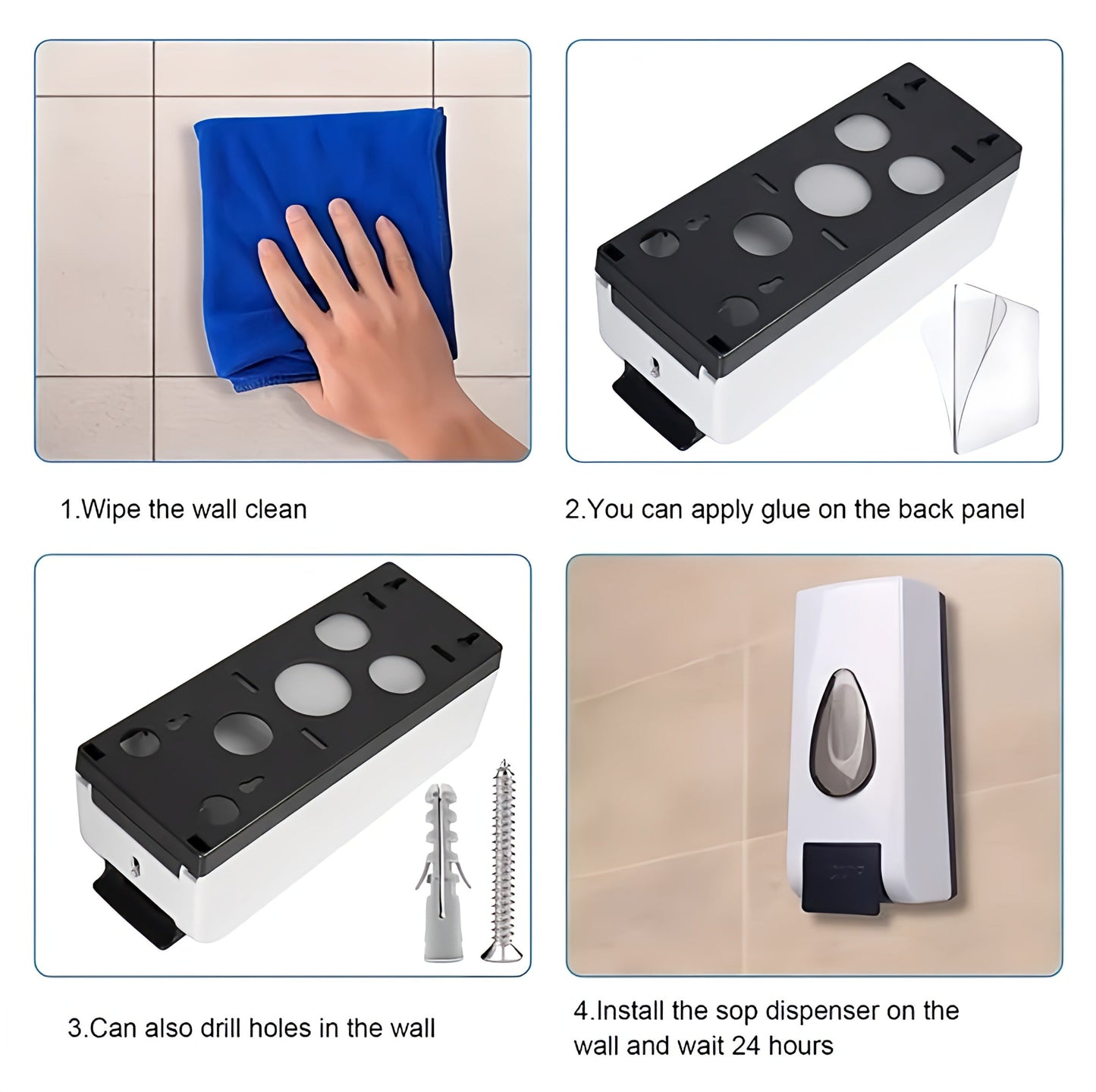 Wall-Mounted Liquid Soap Dispenser