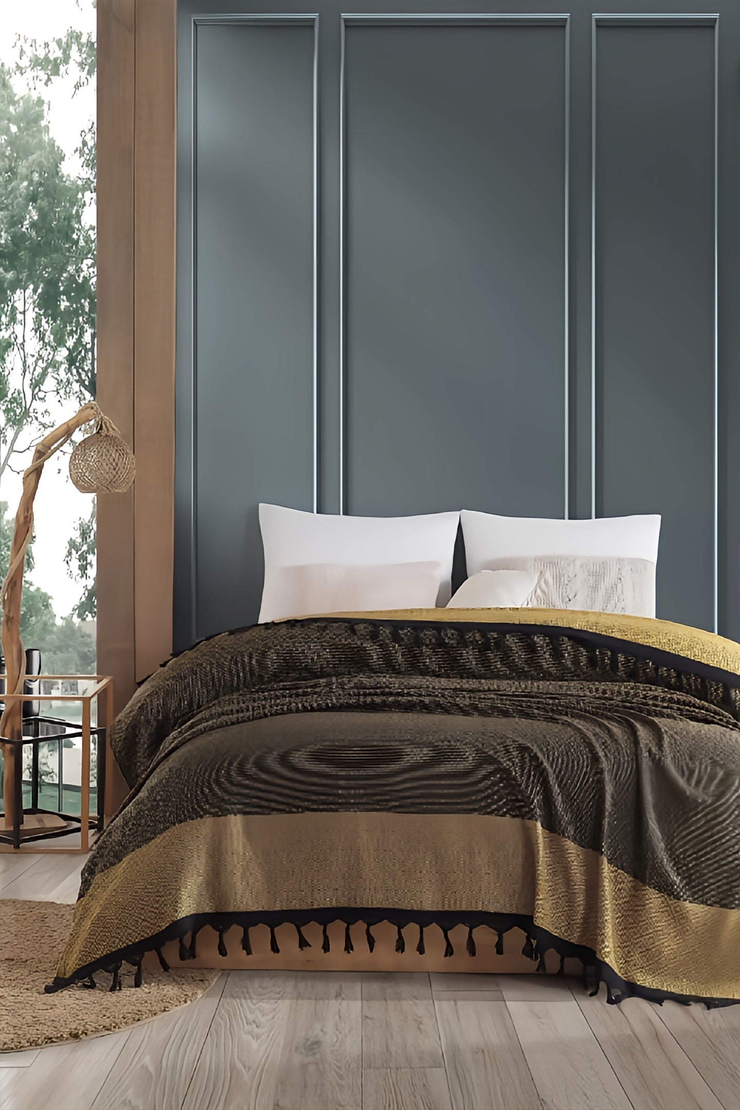 Cotton Double Pike And Bedspread