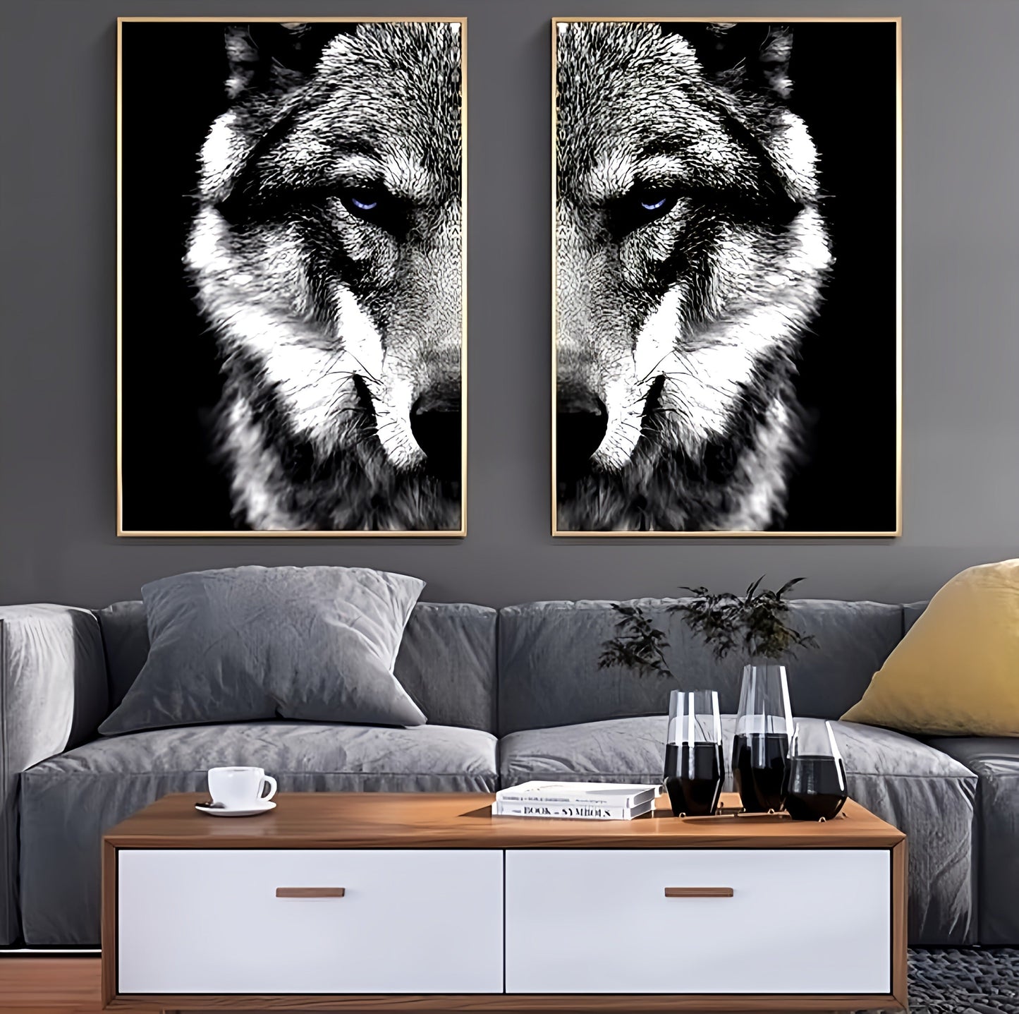 The Wolf Canvas Painting