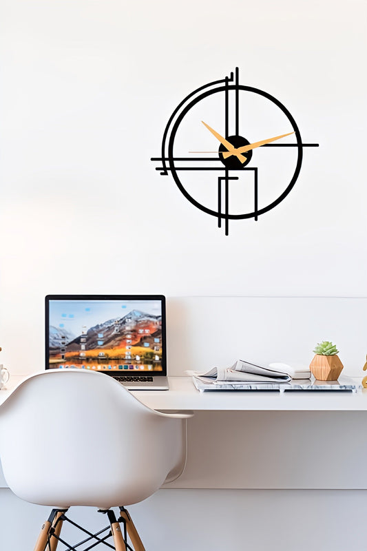 Black Wall Clock