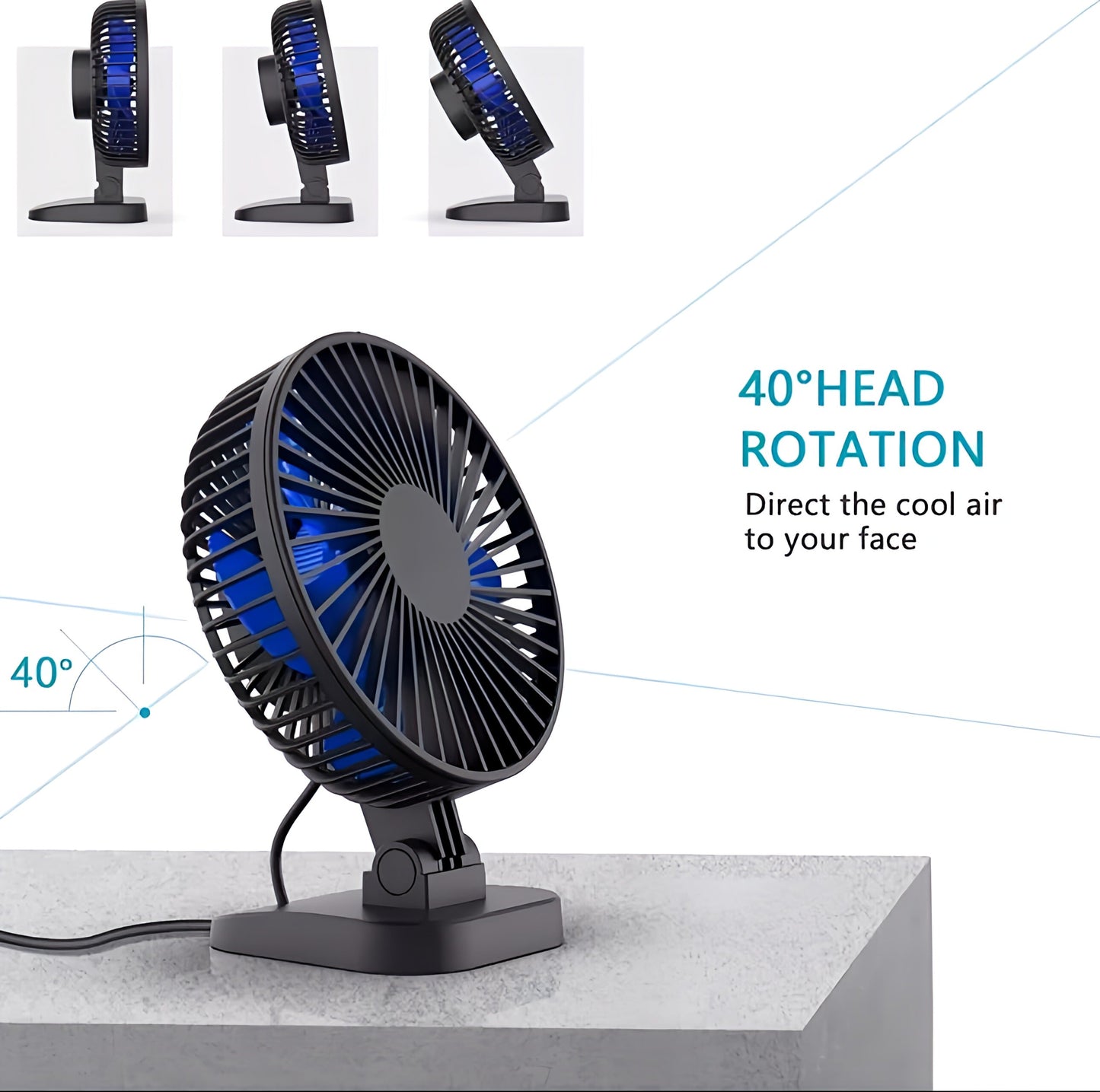 Mini USB Desk Fan