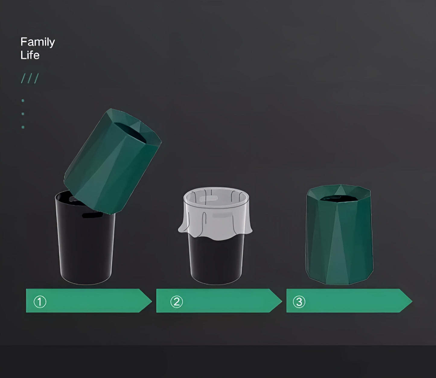Modern Trash Bin