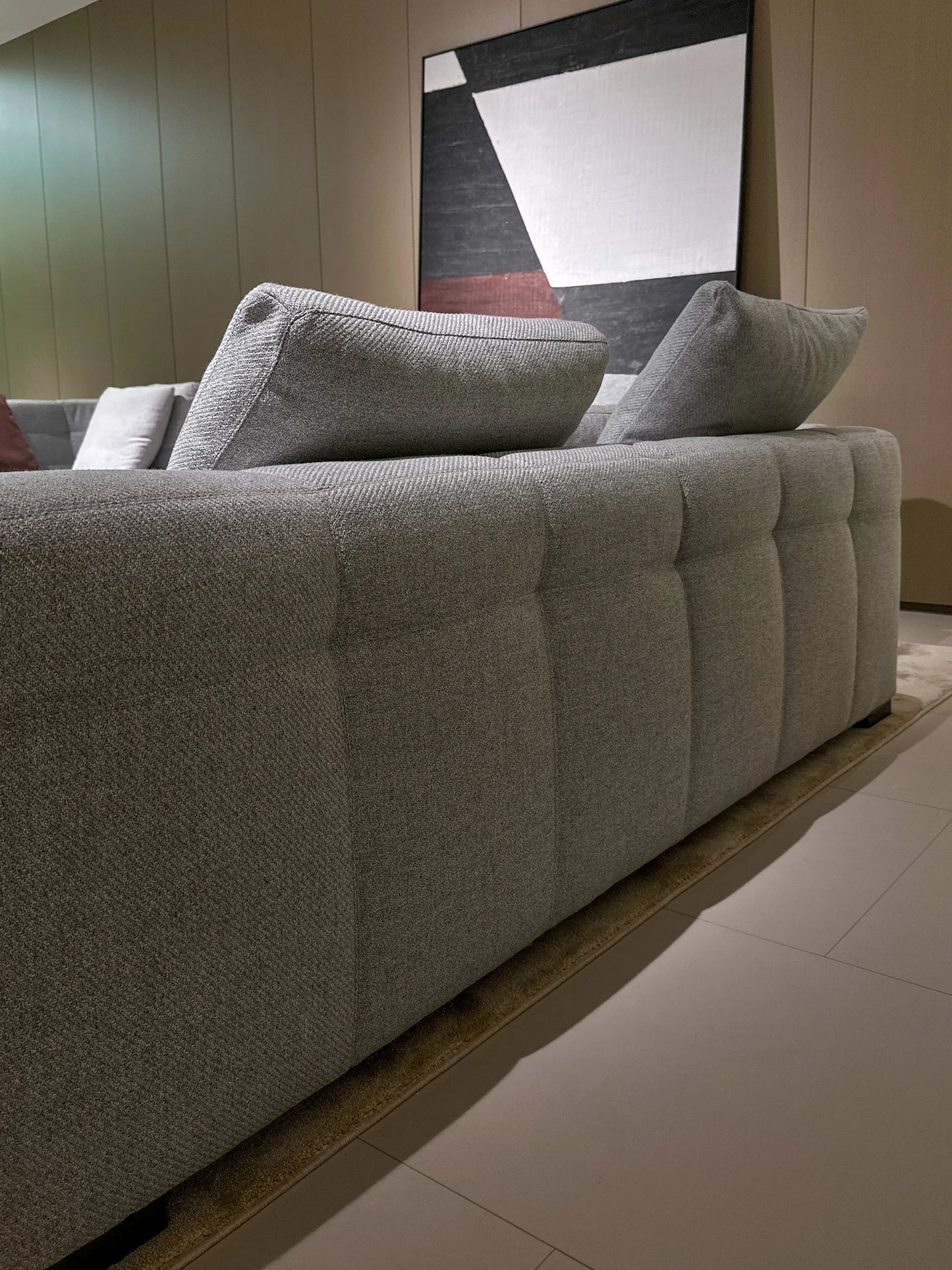 Villa Furniture Comfortable Sofa Living Room Luxury Sofa Leisure Sofa Fabric Sofa 4 Seats L-Shaped Sofa