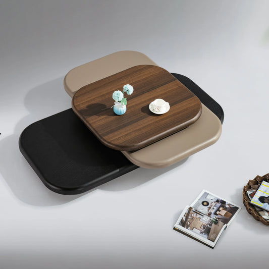 Modern luxury rectangular coffee table new design solid wood MDF decoration characteristic home or hotel living room furniture