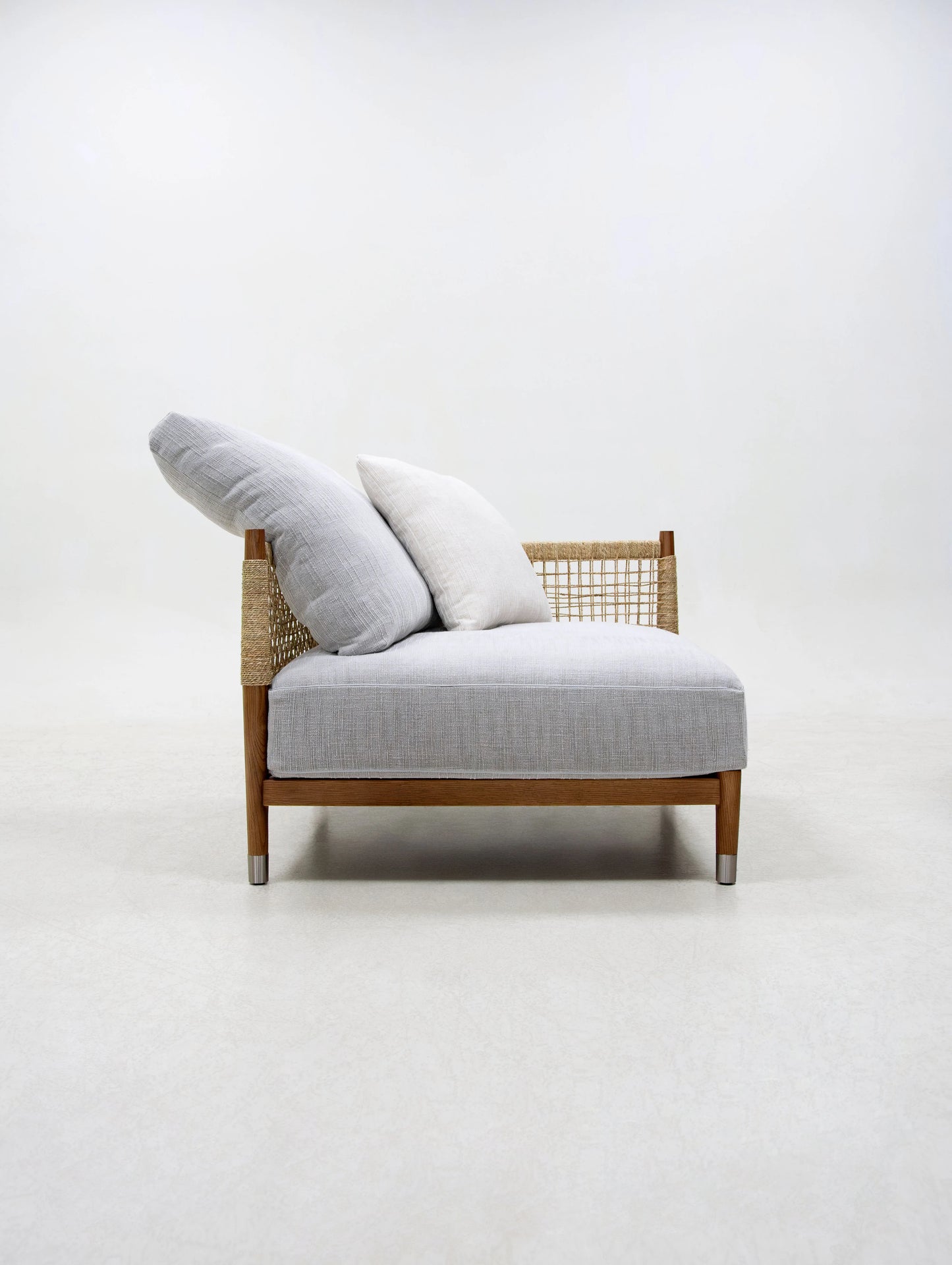 Light Luxury Sabi Wabi Home Living Room Furniture Armchair Leisure Woven Seat Bedroom Home Villa Relaxing Seat Chair