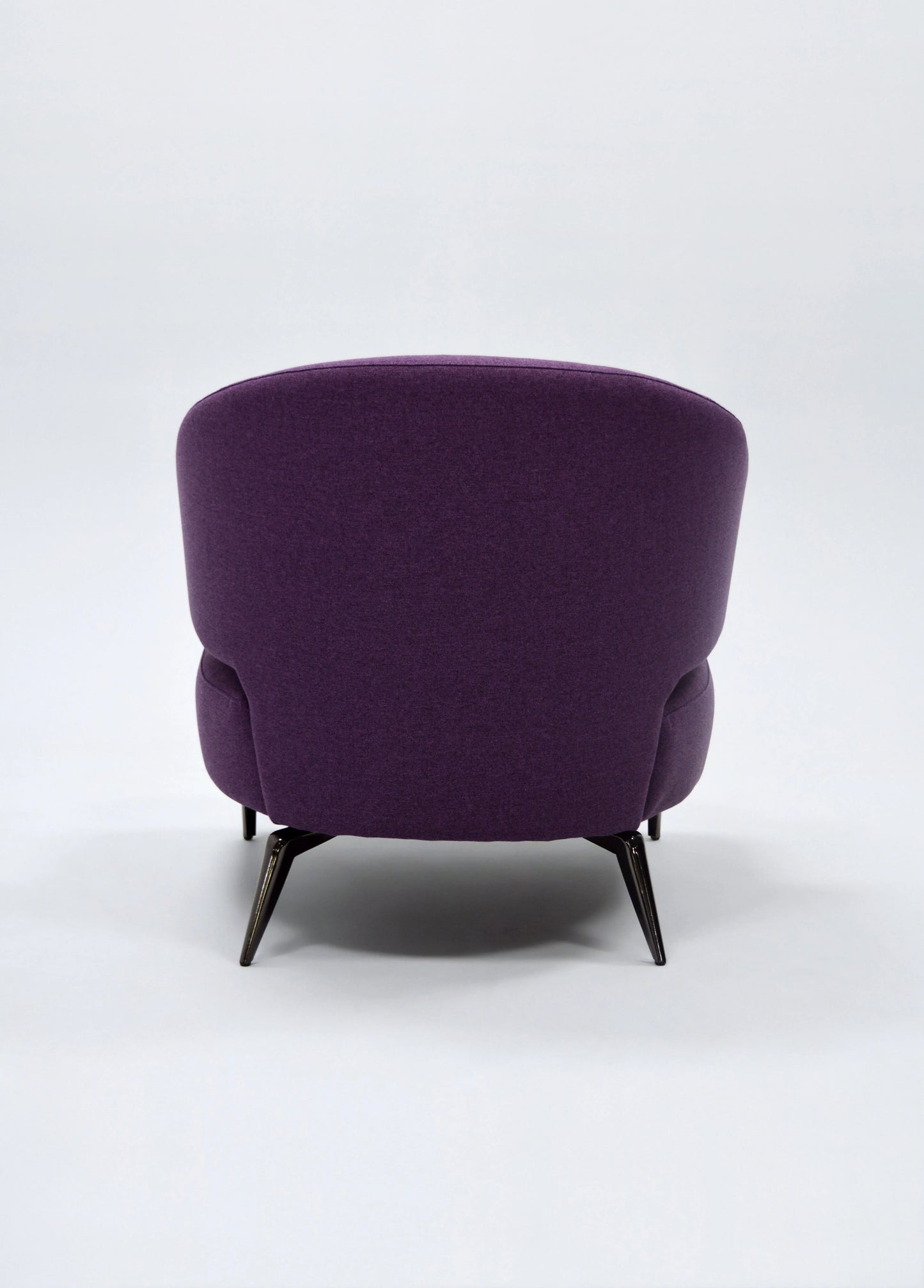 High Quality Modern Metal Frame Purple Velvet Bedroom Leisure Living Room Hotel Leisure Chair Stainless Steel Legs