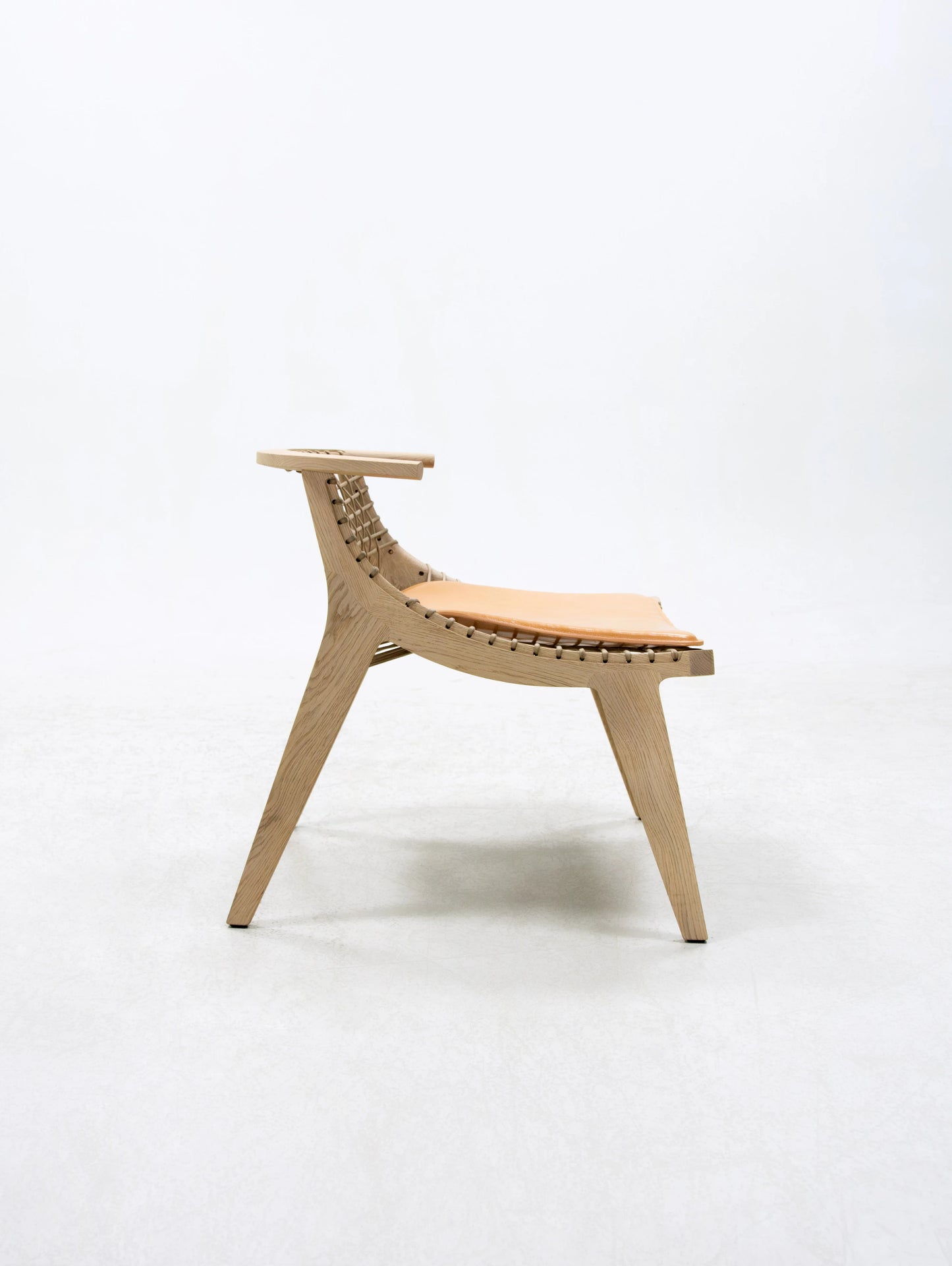Japanese Cow Design SABI WABI Ash Wood Armchair Home Living Room Furniture Leisure Bedroom Villa Interior Leisure Chair