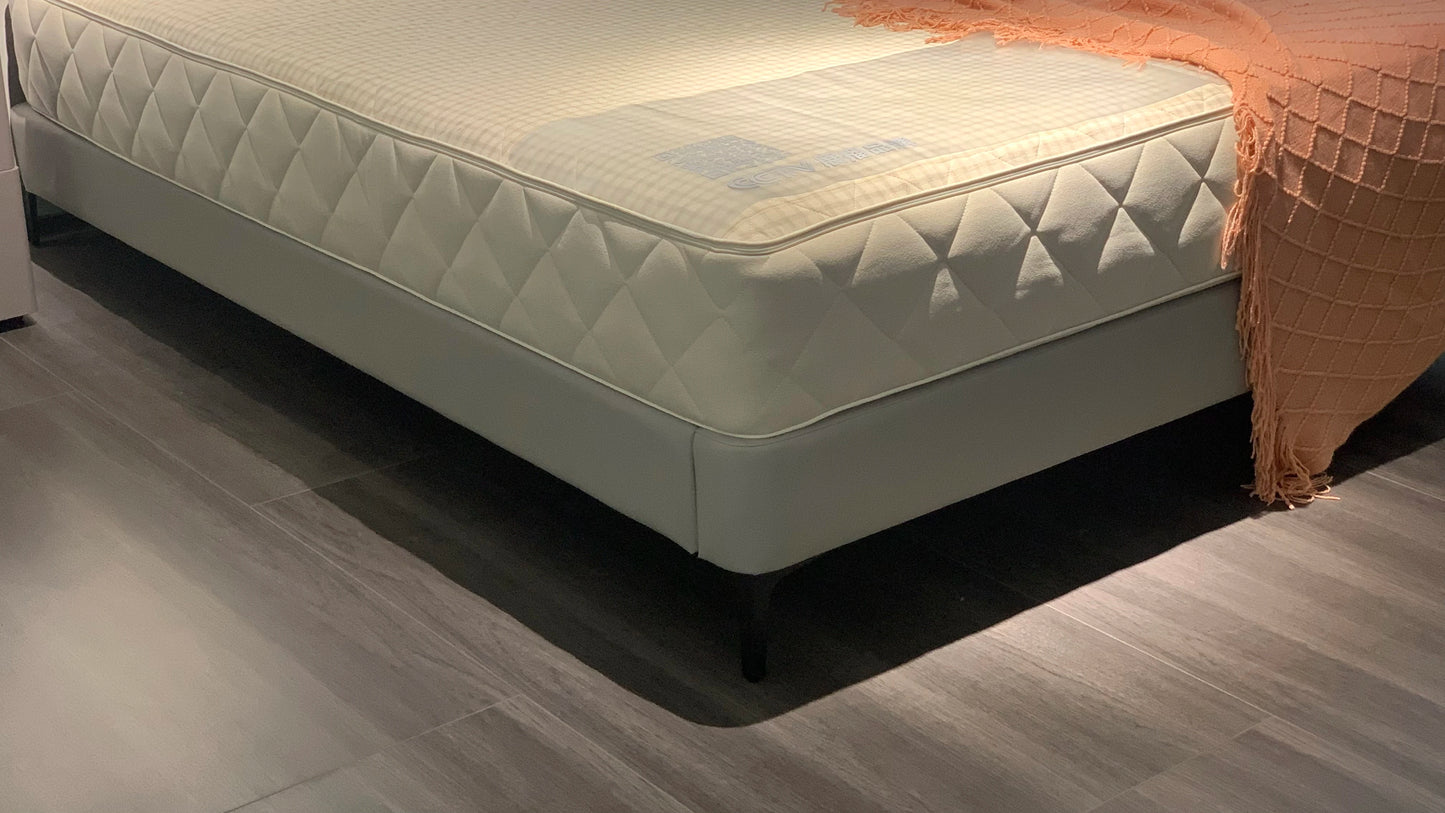 Simple Design Five Start Hotel Bedroom Furniture Casual Fabric Microfiber Leather Interior Apartment Loft Lazy Bed Home