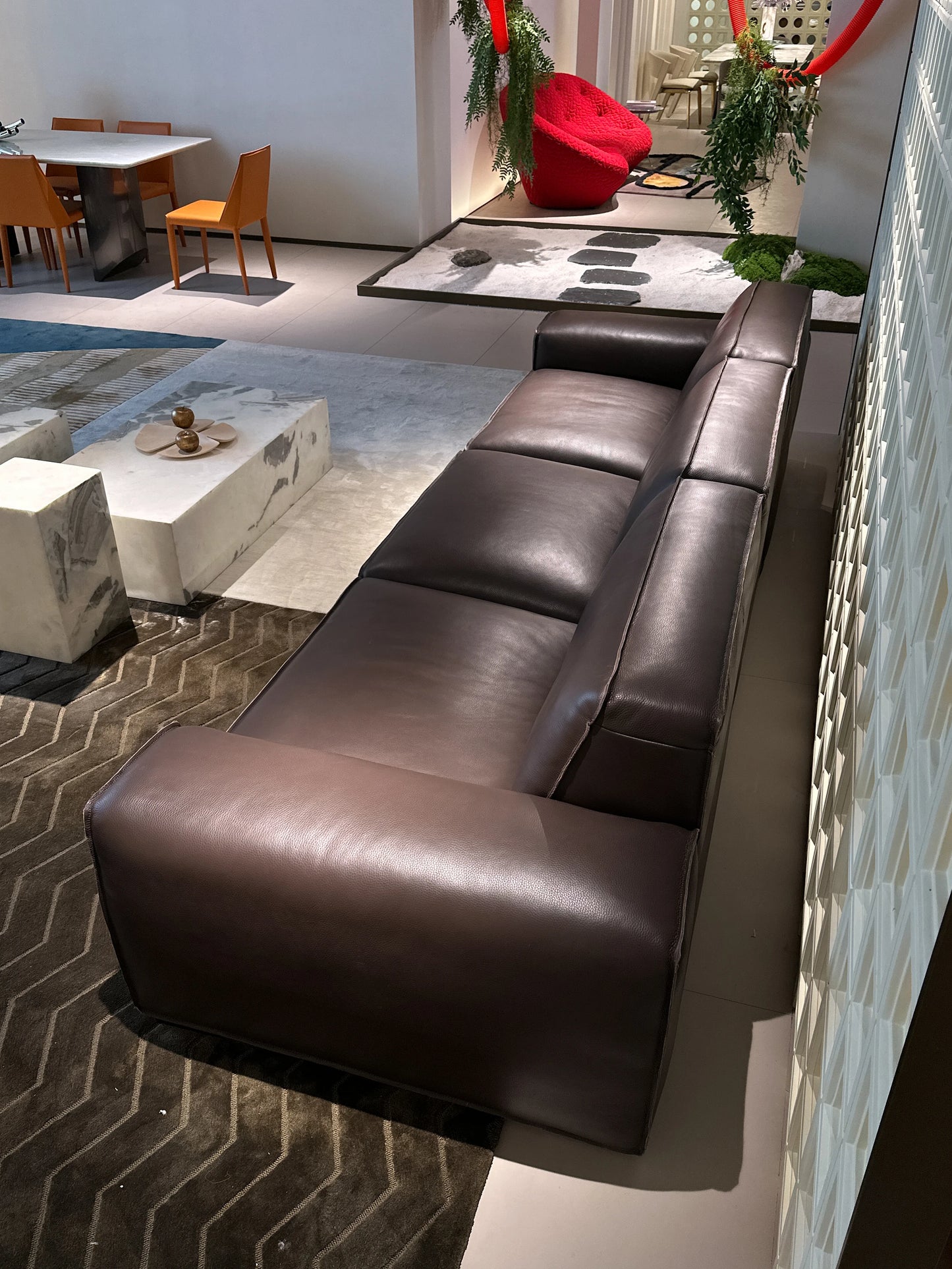Comfortable Modern Home Modular Leather Sofa Set In-Line All Black Combination Sofa Living Room Comfortable Furniture