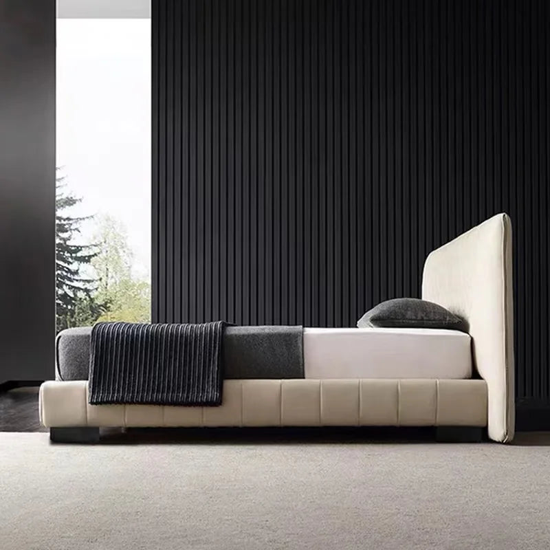 High Quality Italian Design Home Furniture Bedroom Bedding Set Interior Villa Master Room King Loft Apartment Bed