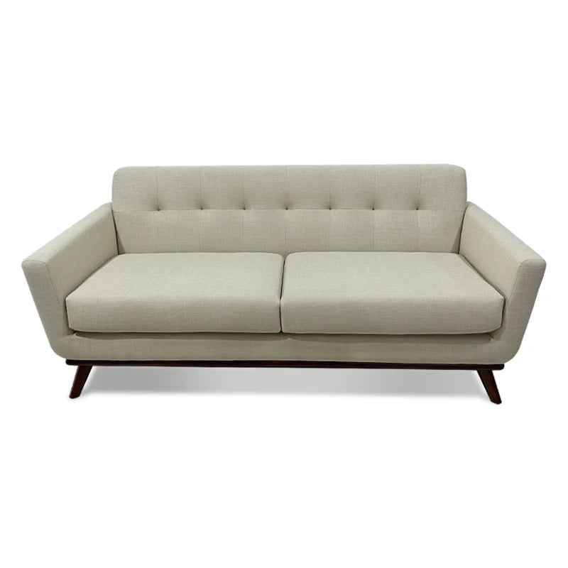 Japanese minimalist design home furniture fabric hotel project living room leisure sofa 2-seat loft apartment custom modular sofa