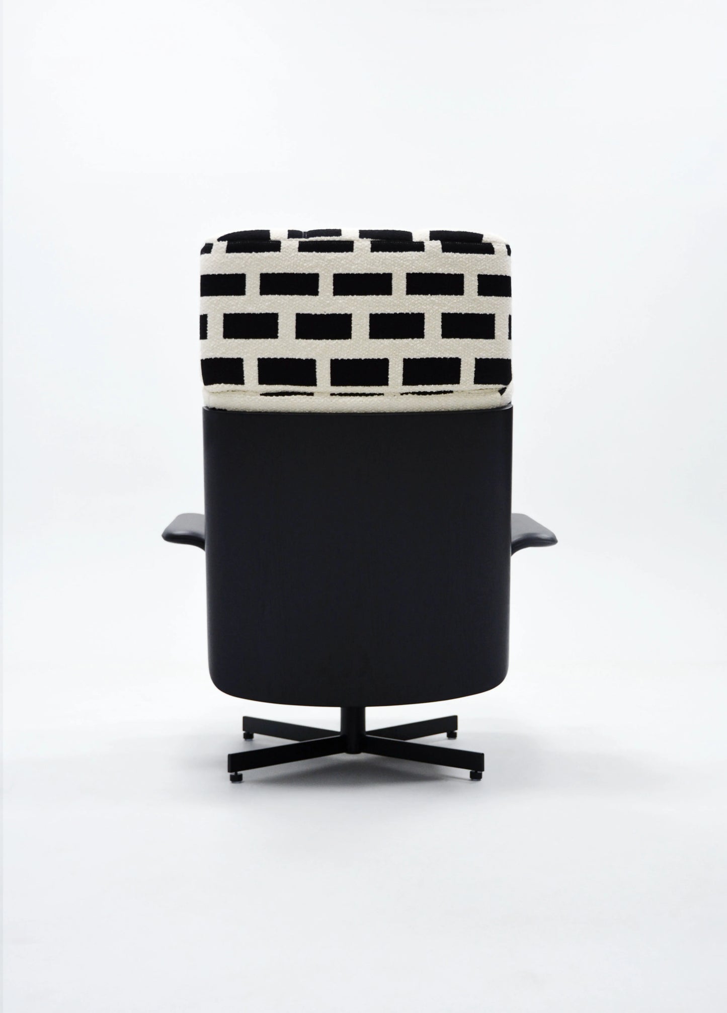 Modern high-back leather sofa chair household study single leisure chair rotating office chair