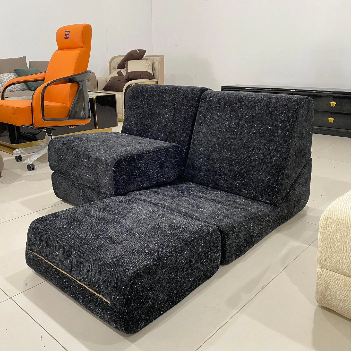 Factory direct sales, popular modern compression foldable sofa bed combination folding fabric sofa cover