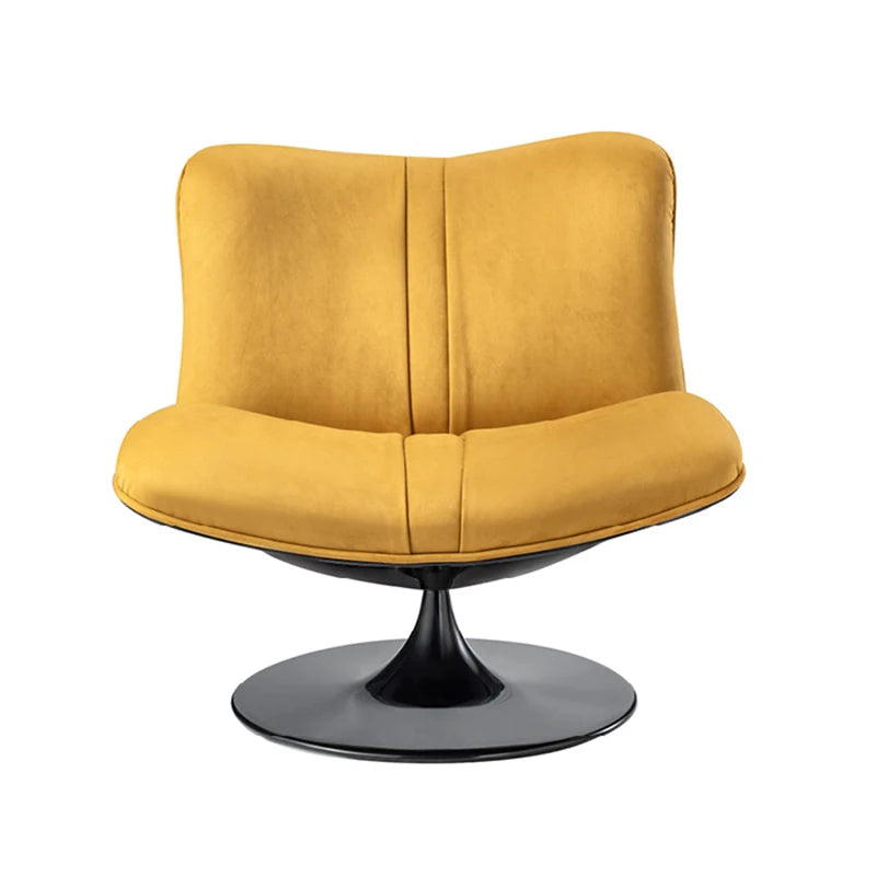 Best-selling microfiber fabric leather modern luxury lounge casual indoor lazy sofa chair living room bedroom