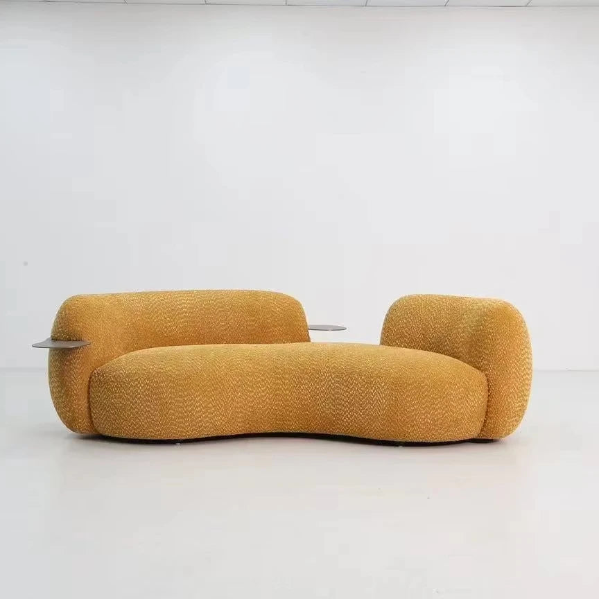 Modern Booker fabric curved sofa home living room reception wholesale sofa luxury interior design
