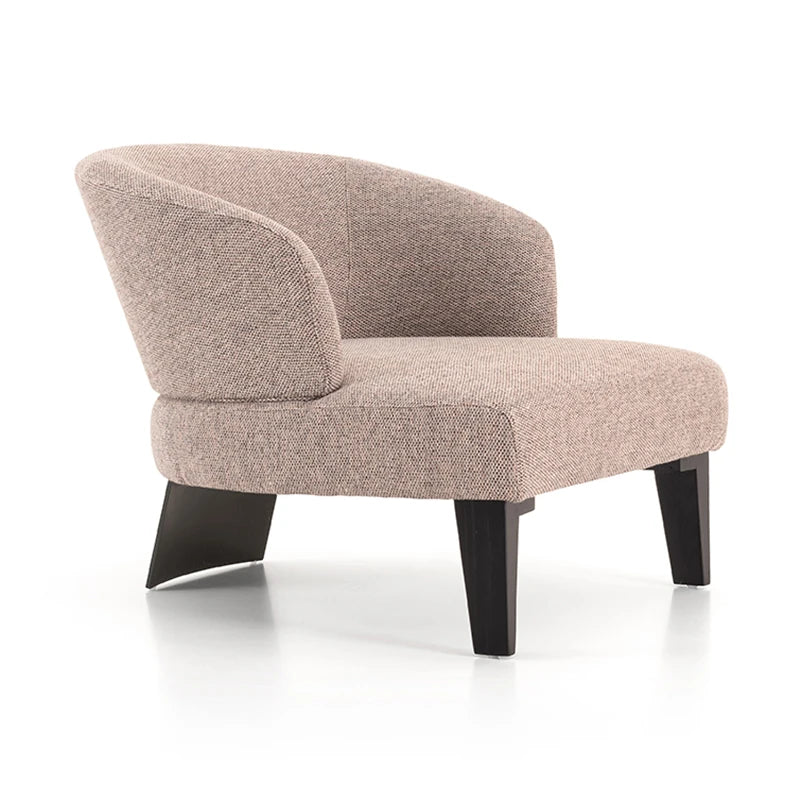 Italian brand modern fabric comfortable single leisure chair simple living room accent chair