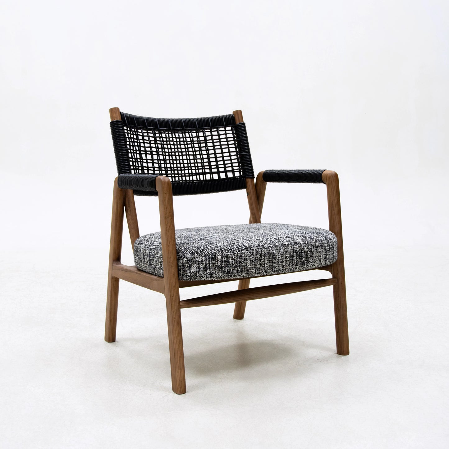 Ash wood Japanese SABI WABI woven seats Armchairs Home living room furniture, bedroom and villa with relaxing seats