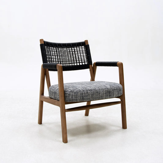 Ash wood Japanese SABI WABI woven seats Armchairs Home living room furniture, bedroom and villa with relaxing seats