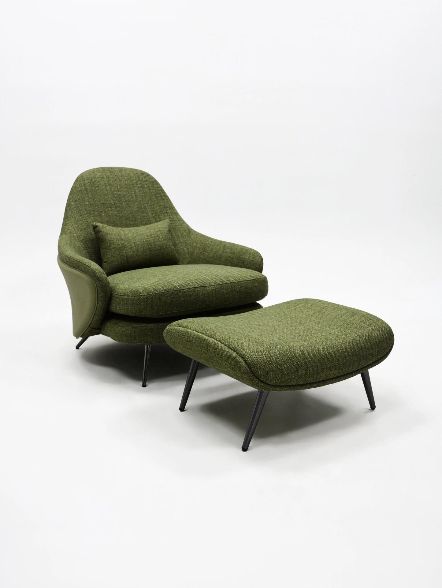 Nordic Modern Leisure Armchair Orange Velvet Dining Chair Household Restaurant Hotel and Catering