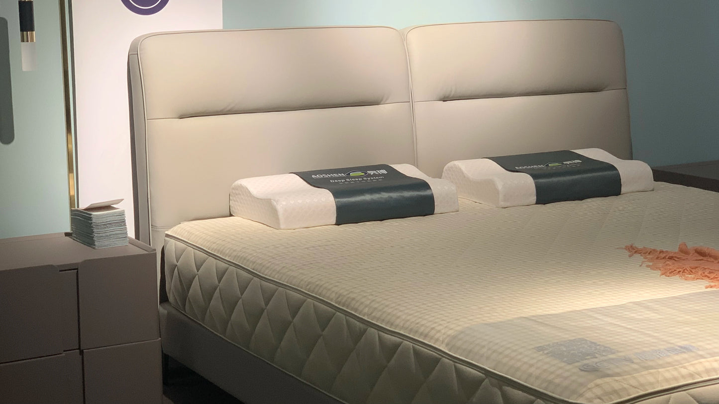 Simple Design Five Start Hotel Bedroom Furniture Casual Fabric Microfiber Leather Interior Apartment Loft Lazy Bed Home