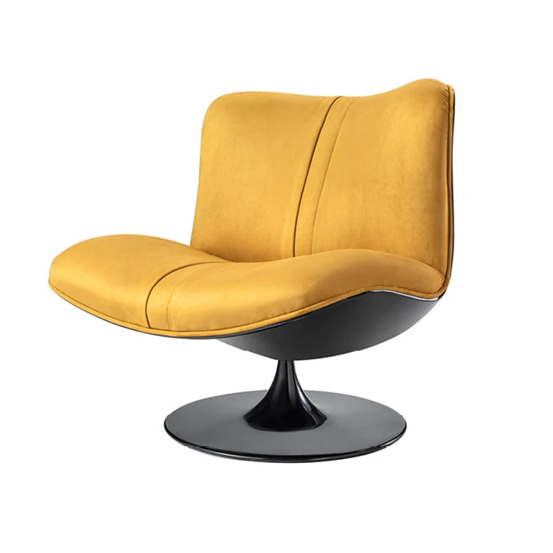 Best-selling microfiber fabric leather modern luxury lounge casual indoor lazy sofa chair living room bedroom