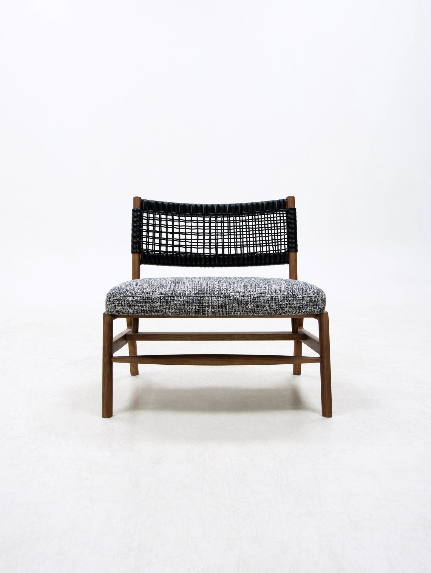 Japan SABI WABI ash wood woven seat armchair home living room bedroom villa wooden leisure home seat
