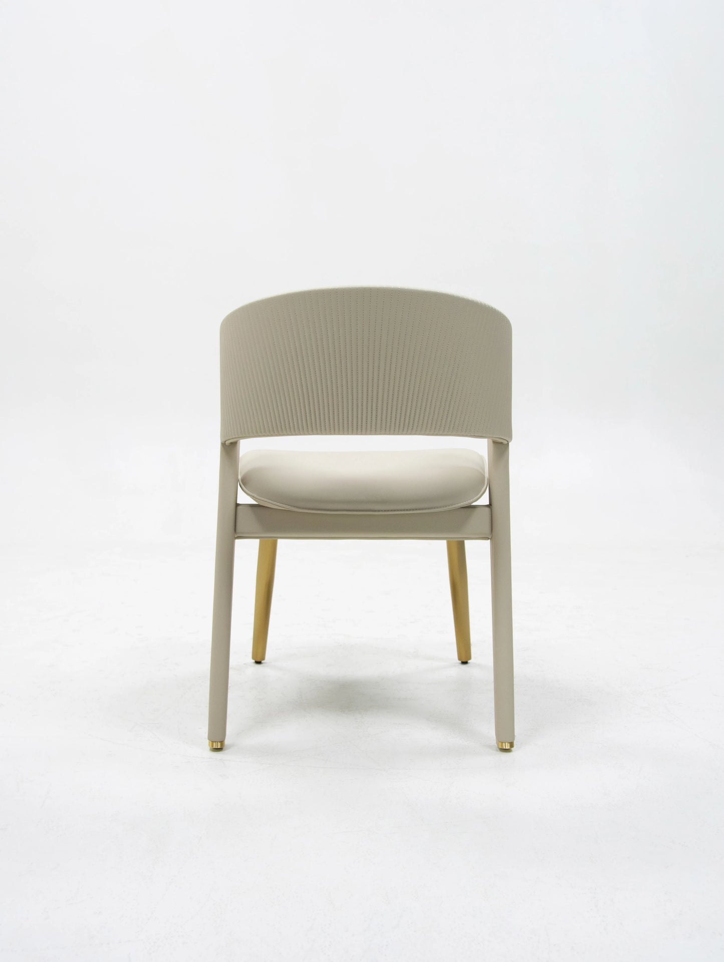 Modern Luxury Dining Chair Home Upscale Villa Mansion Upholstered Model Kitchen Restaurant Hotel - Light Luxury Metal Dining Chair