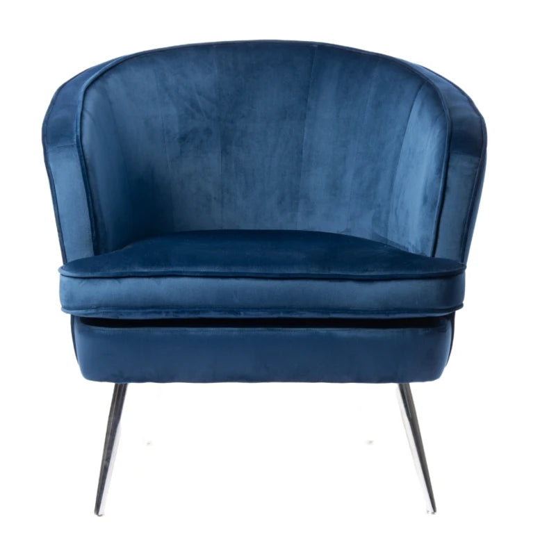 High Quality Modern Metal Frame Purple Velvet Bedroom Leisure Living Room Hotel Leisure Chair Stainless Steel Legs