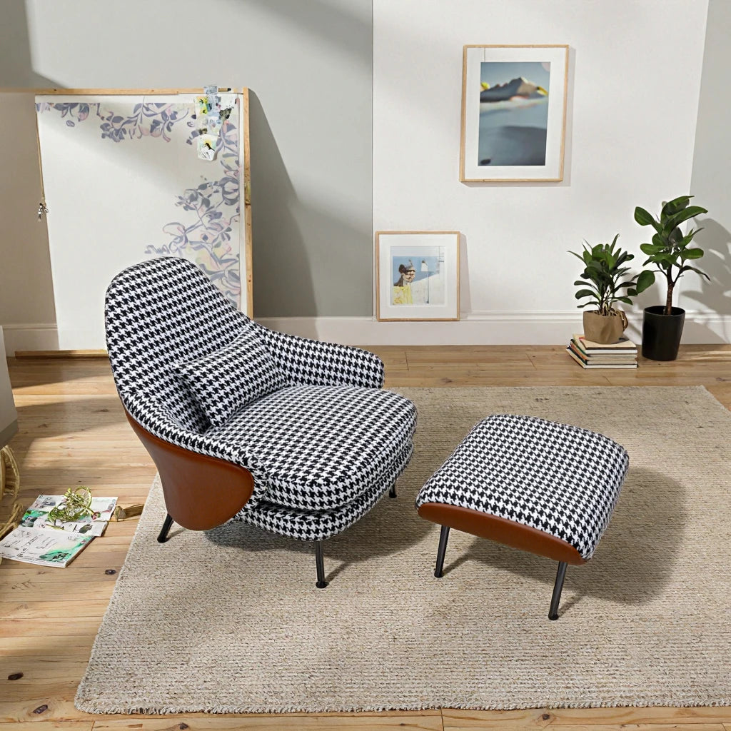 Nordic Modern Leisure Armchair Orange Velvet Dining Chair Household Restaurant Hotel and Catering