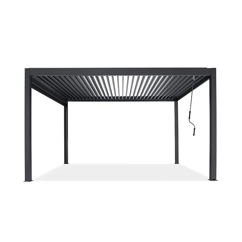 Outdoor Courtyard Garden Villa Modern Terrace Terrace Outdoor Aluminum Electric Pergola