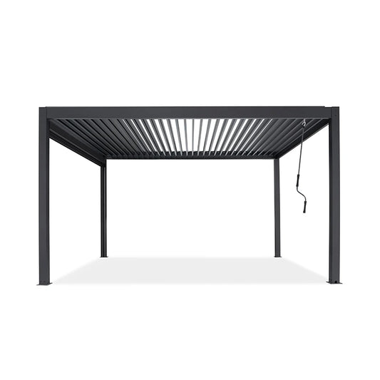 Outdoor Courtyard Garden Villa Modern Terrace Terrace Outdoor Aluminum Electric Pergola