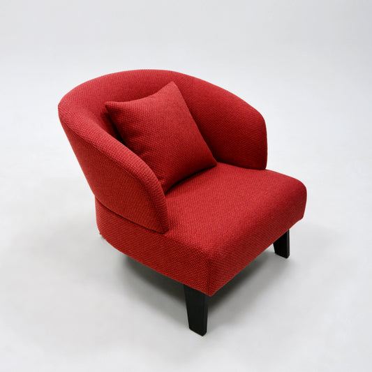 Italian Design Light Luxury Fabric Armchair Villa Home Living Room Furniture Modern Seat Bedroom Leisure Armchair Seat